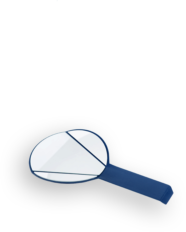 Split Mirror Hand - Racket (899x1348), Png Download