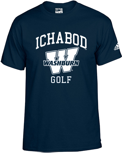 Wu Ichabod Basic Sports Adidas Go To Tee Golf- Navy - High School (720x540), Png Download