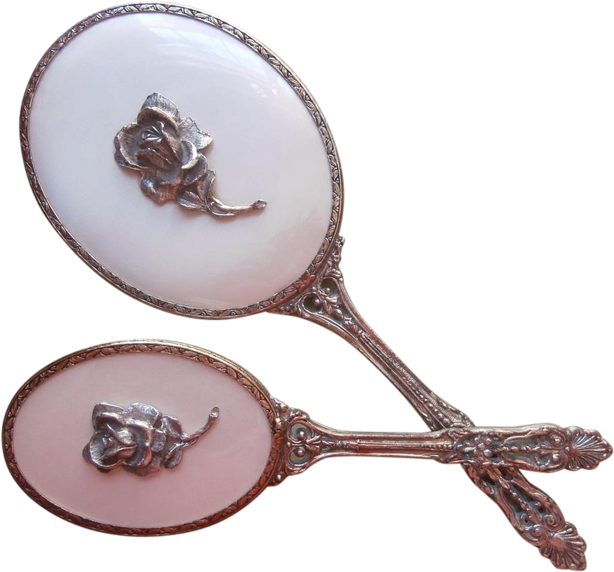 Antique Hand Mirror - Antique (876x876), Png Download