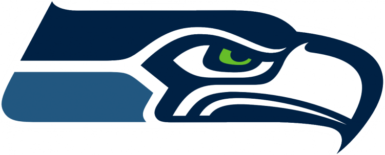 Seattle Seahawks Iron Ons - Seattle Seahawks Logo (750x930), Png Download