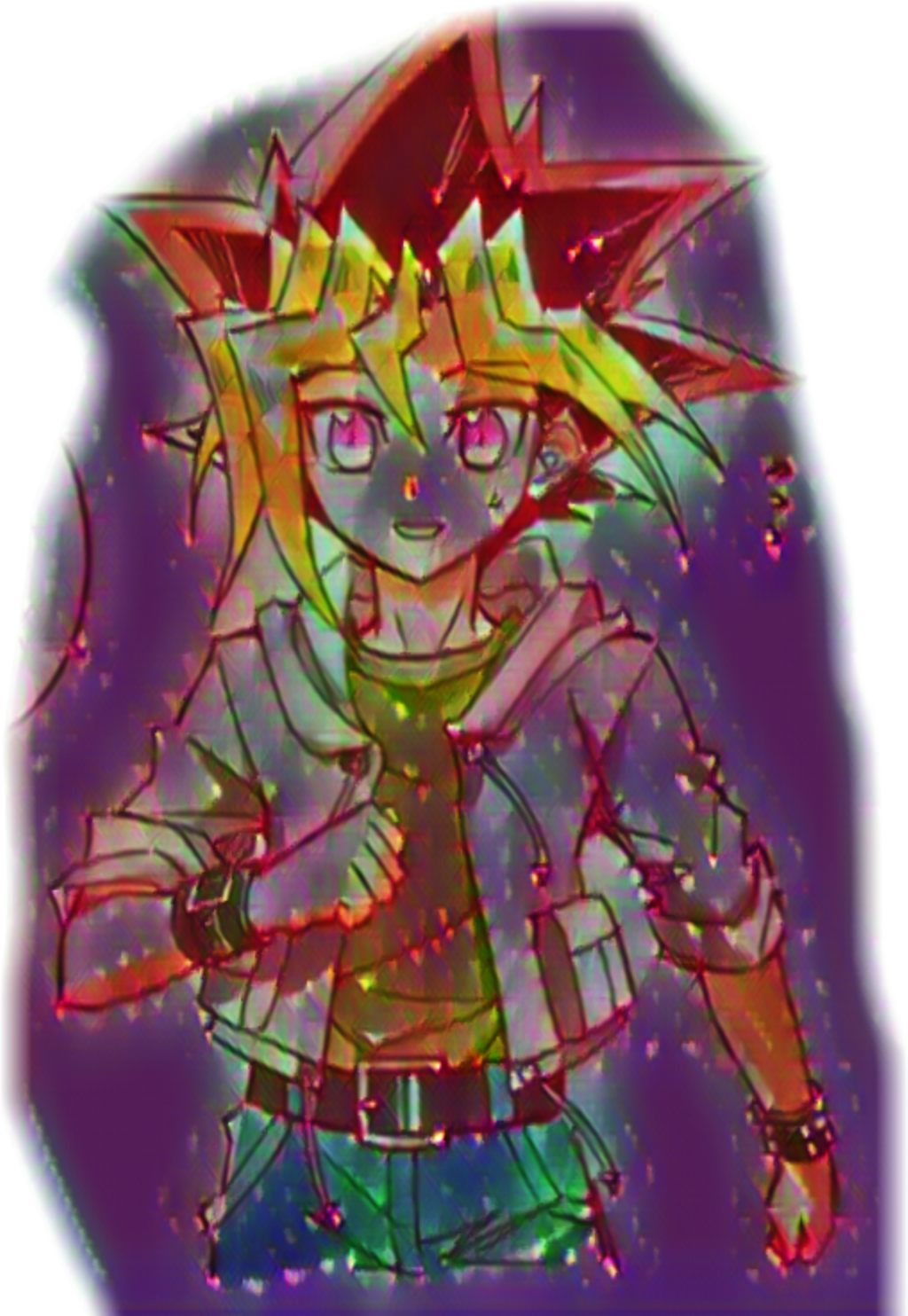 Yugi Sticker - Illustration (1024x1484), Png Download