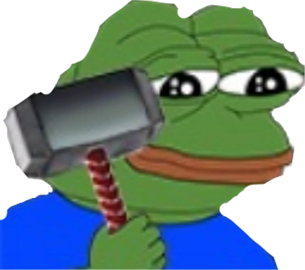 Pepe Sticker - Feels Bad Man (1024x908), Png Download