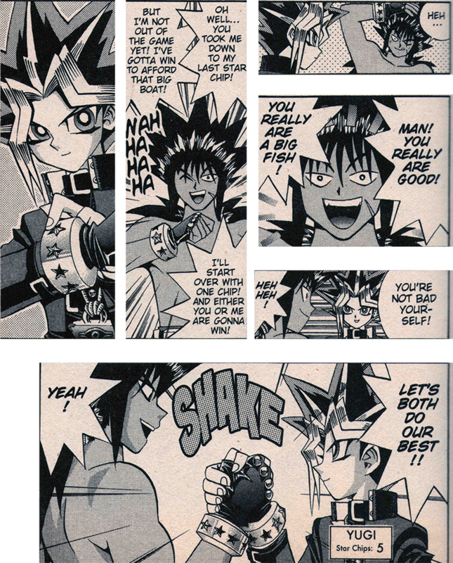 Dark Yugi Overcame Ryota, He Is A Bit Rude Doing So - Cartoon (645x800), Png Download