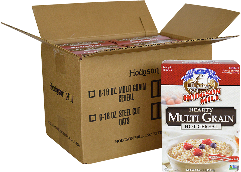 Multi Grain Hot Cereal - Box (1000x1000), Png Download