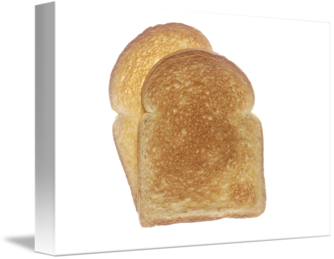 Drawn Bread Slice Bread - Toast Bread (650x504), Png Download
