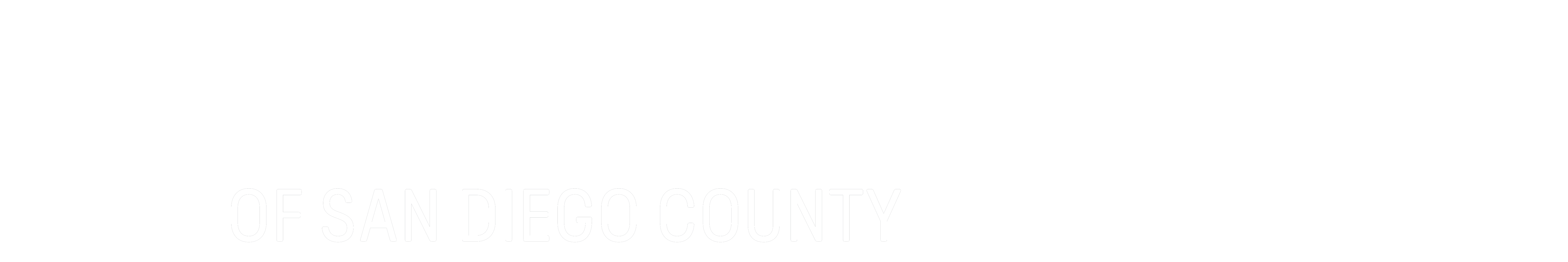 Bbbs Of San Diego County - Big Brothers Big Sisters Kansas City (7293x1504), Png Download