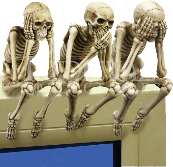 See No Evil, Speak No Evil, Hear No Evil - Сколько Костей У Человека (600x600), Png Download