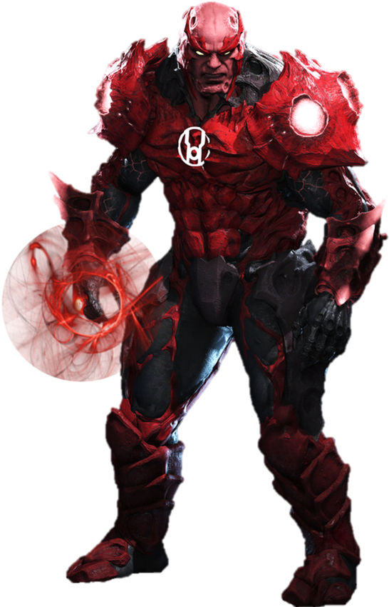Gods Among Us Atrocitus Darkseid Red Lantern - Atrocitus Injustice (600x849), Png Download