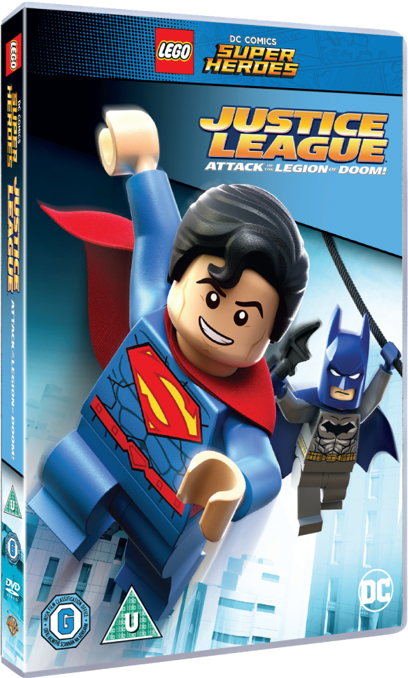 Justice League - Lego Attack Of The Legion Of Doom 2015 Cover (889x976), Png Download