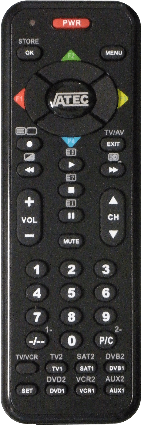 Tv Remote Control｜st-02e - Numeric Keypad (1927x1445), Png Download