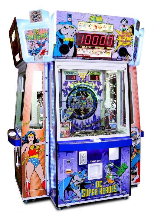 Bandai-namco Dc Comics Coin Pusher Machine - Dc Comic Coin Pusher (509x700), Png Download