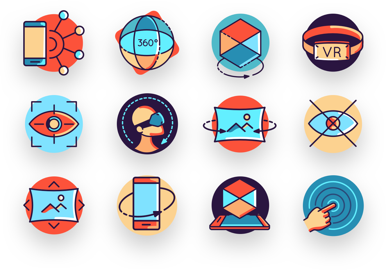 Download Your Vr/ar Icon Pack Today - Ar Vr Icon (1950x1700), Png Download