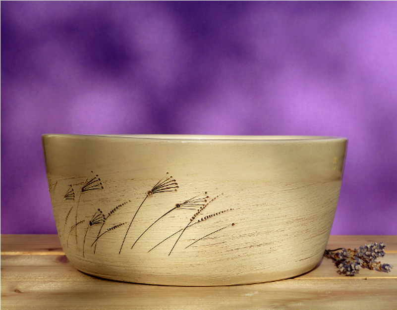 Dog Bowl Big 'lavender' - Bowl (800x800), Png Download