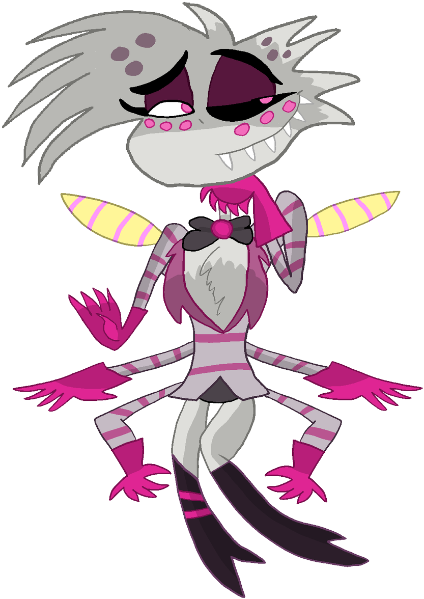 Fhd20xx Nymph Angel Dust Happy Birthday @vivziepop - Cartoon (840x1200), Png Download