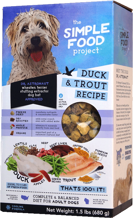 5lb Duck & Trout Recipe - Whole Ground Krill Dog (800x800), Png Download