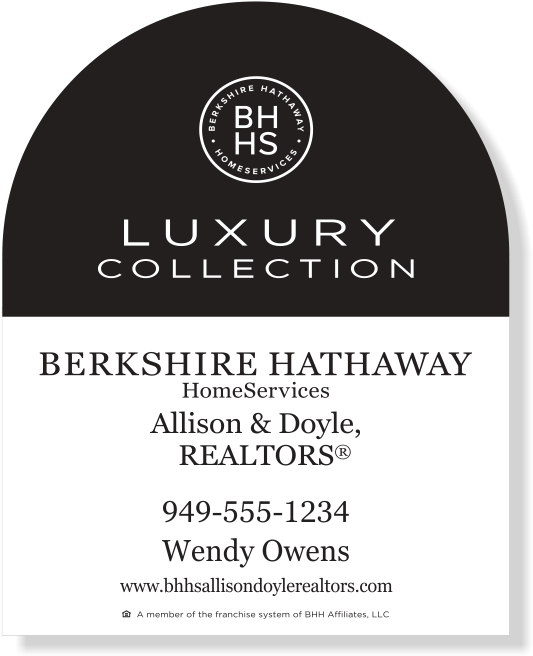 Berkshire Hathaway Homeservices Sign Panels Only-30x24d - Circle (800x676), Png Download