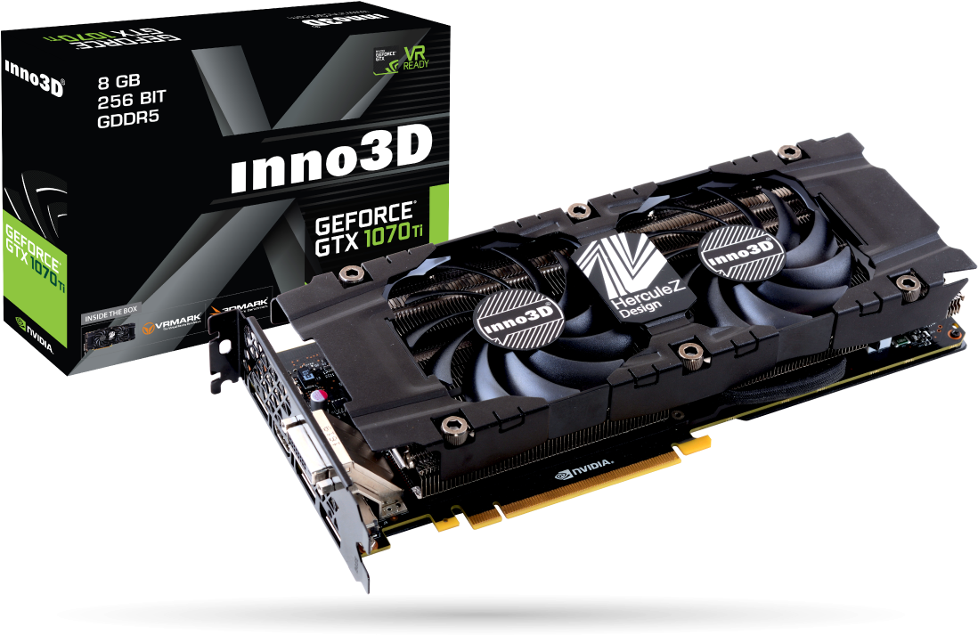 Inno3d Gtx 1070 Ti (1140x721), Png Download