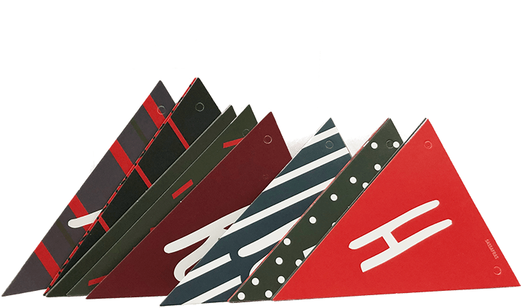 Christmas Banner - Triangle (800x800), Png Download