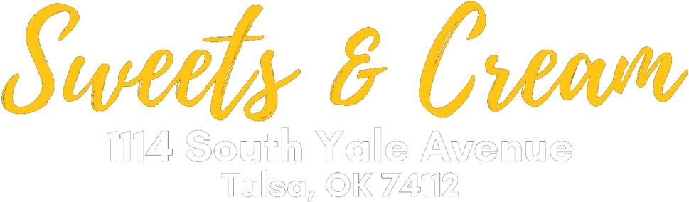 Sweets And Cream Location In Tulsa Ok - Calligraphy (1000x322), Png Download