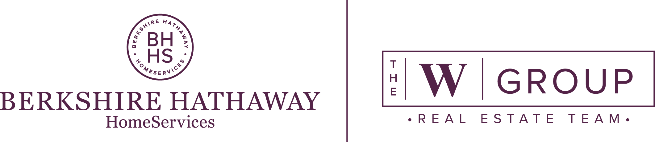The W Group With Berkshire Hathaway Home Services - Berkshire Hathaway (2122x462), Png Download