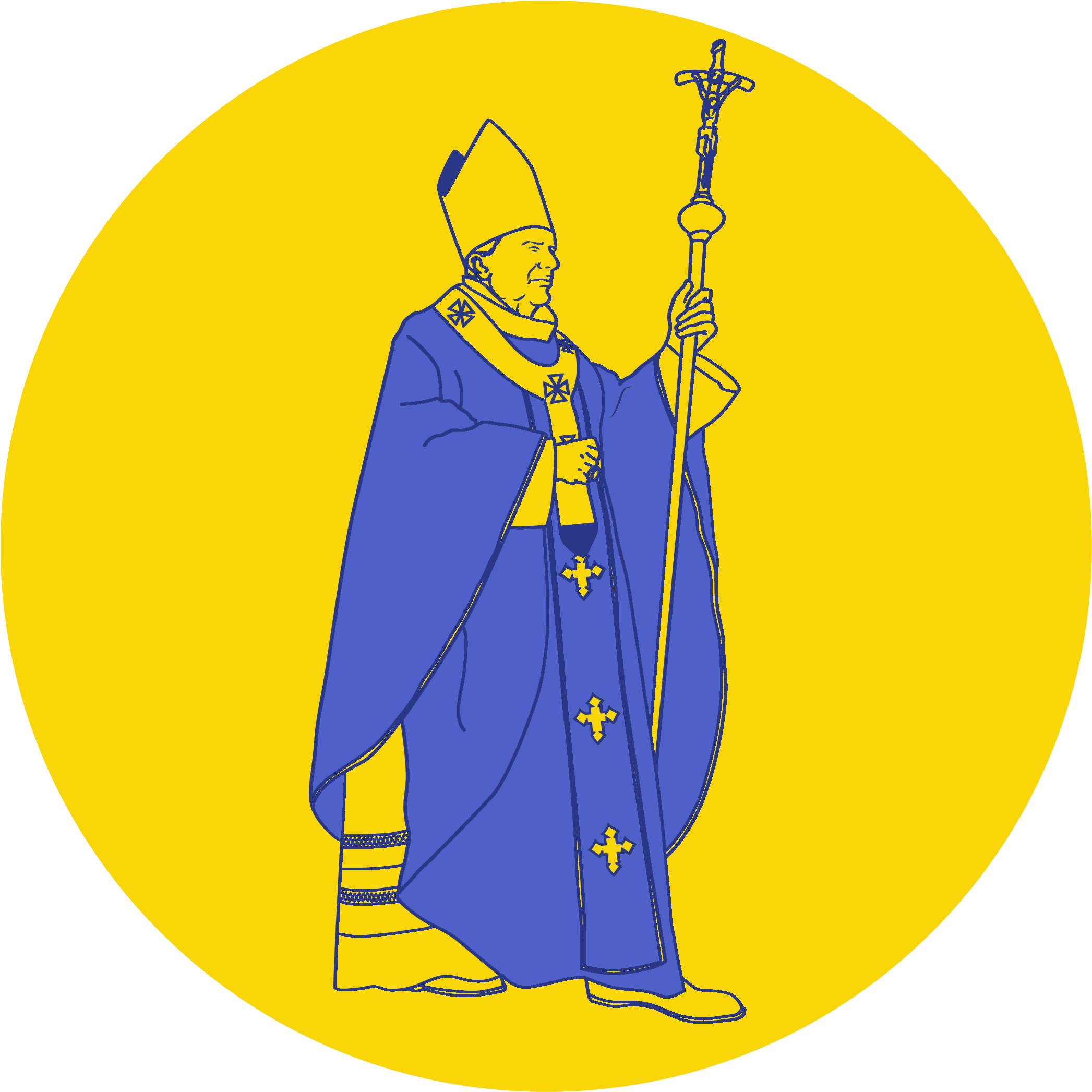 Papal Vestments Icon For Web - Illustration (2392x2392), Png Download