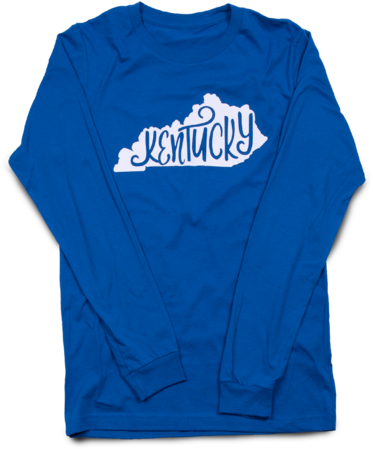 Swirl State Long Sleeve Royal - Active Shirt (600x600), Png Download