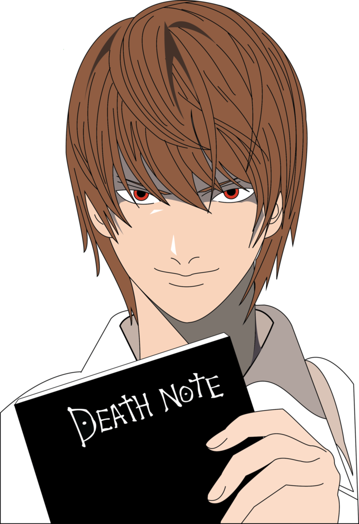 Light Yagami Png (740x1078), Png Download