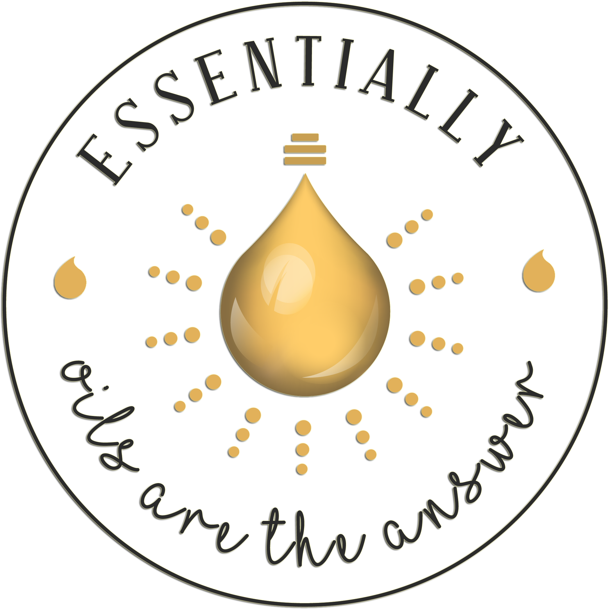 Essentially Oils Are The Answer - Circle (3508x2481), Png Download