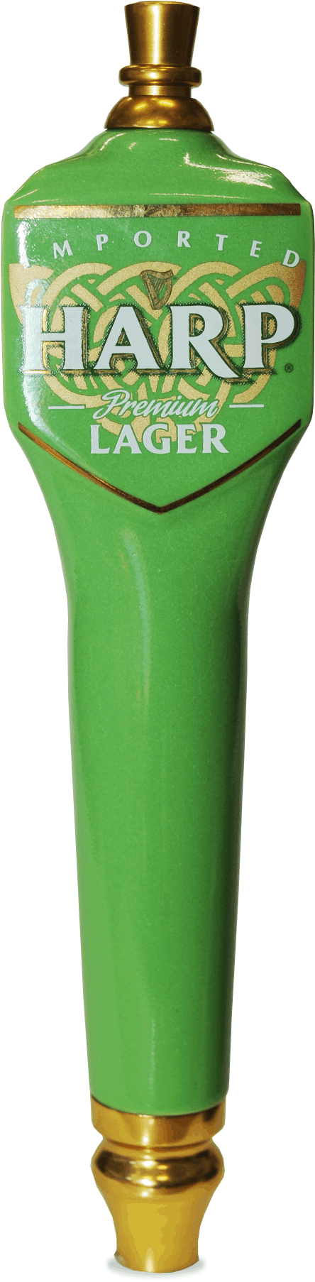 Harp Harp Has A Beverage Tapper - Beer Bottle (660x1856), Png Download