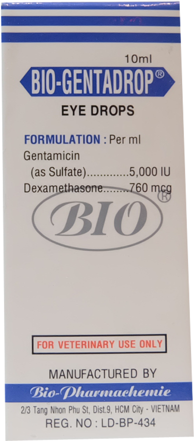 Bio-gentadrop Eye Drops - Bio Pharmachemie (1500x1500), Png Download