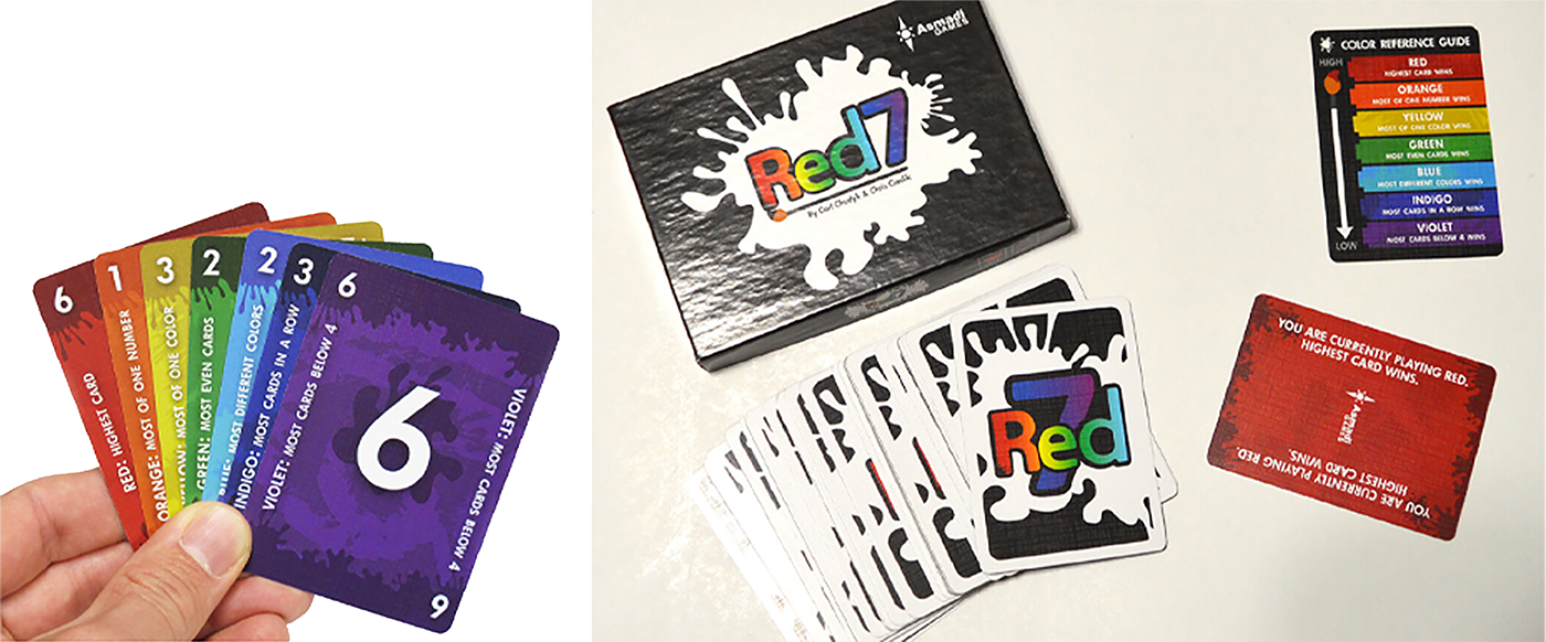 One Of The Reasons Red7 Makes Such A Great Filler Game - Graphic Design (1400x582), Png Download