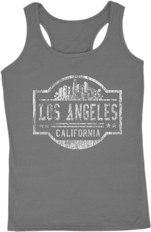 Los Angeles Skyline California Tank Top For Women - Top (1000x1000), Png Download