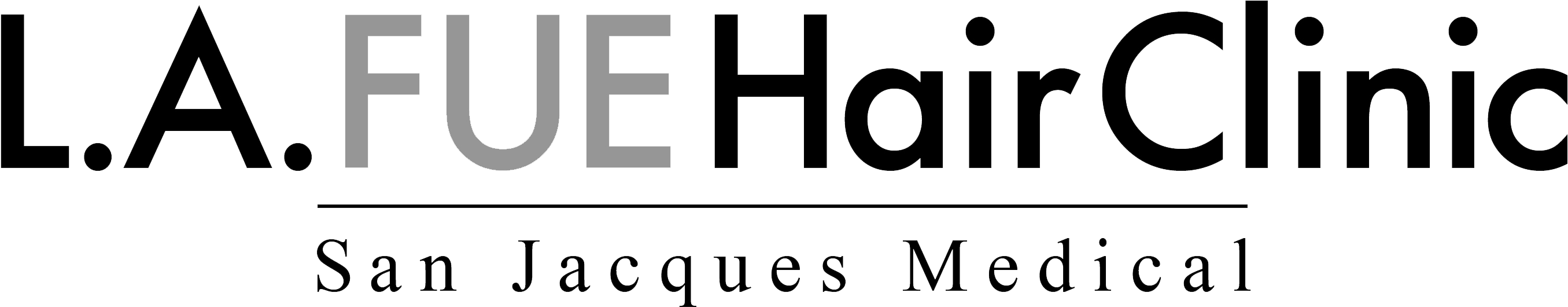 Fue Hair Transplant Los Angeles - Parallel (3300x1076), Png Download