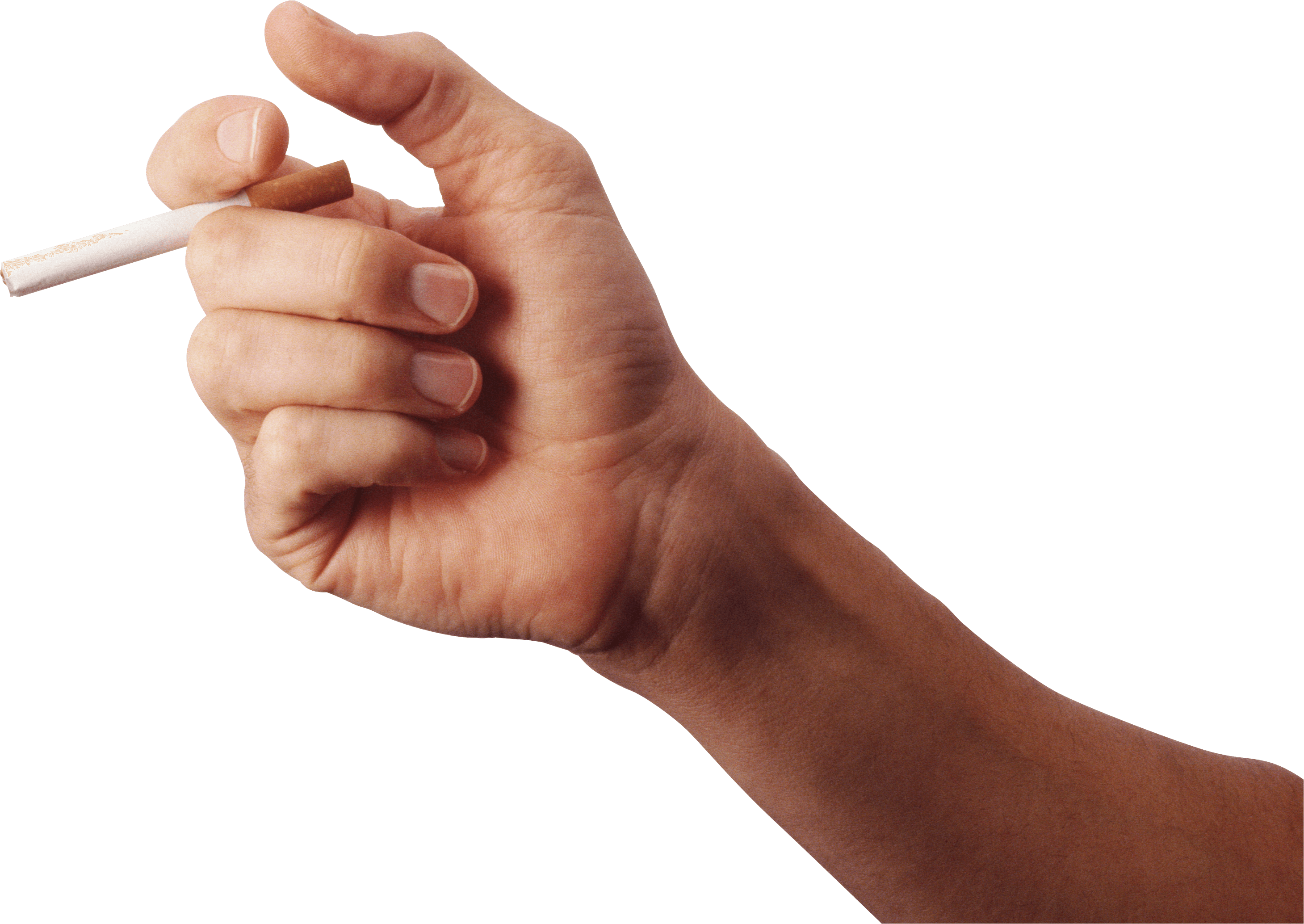 Hand With Cigarette Png (2919x2068), Png Download