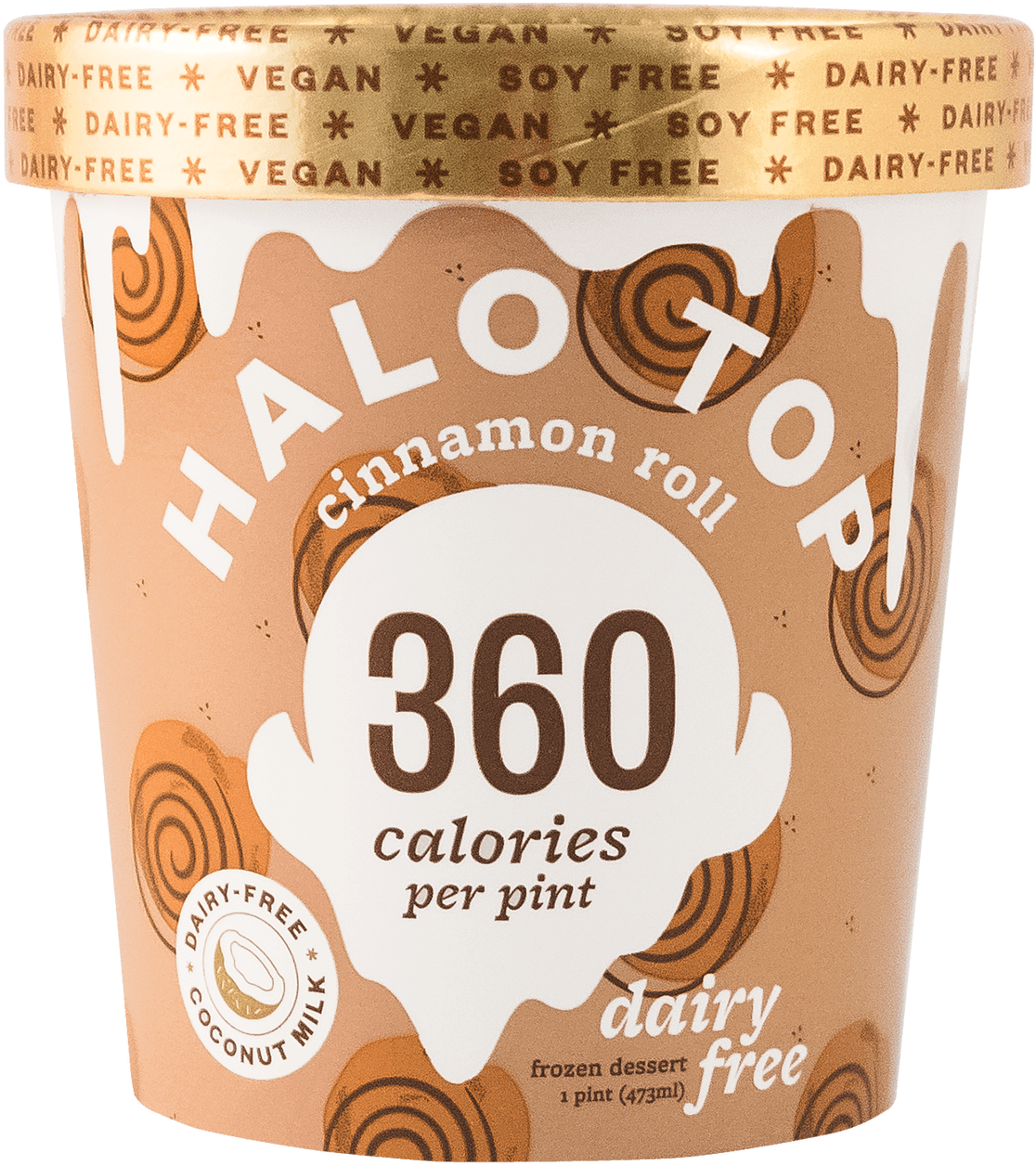 Halo Top Pumpkin Pie Ice Cream (1280x1280), Png Download