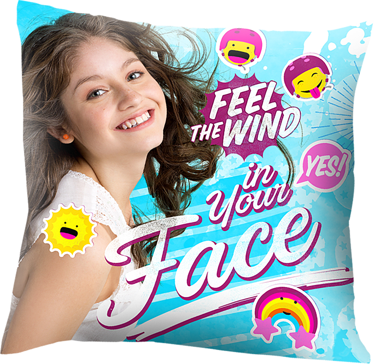 Soy Luna Kussen 40x40cm - Girl (1200x1169), Png Download