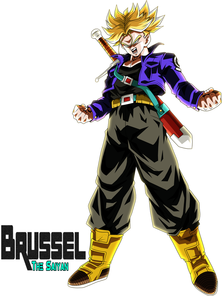 Super Saiyan Future Trunks By Brusselthesaiyan - Super Saiyan Future Trunks (775x1031), Png Download