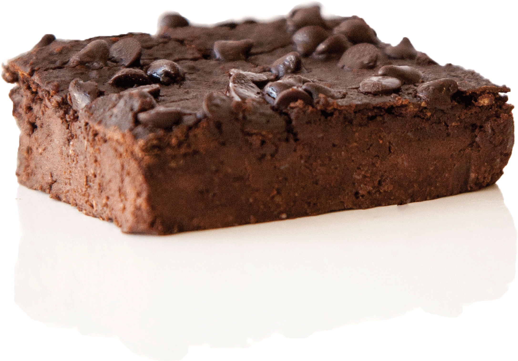 Double Chocolate Brownie- Made Of Healthy Ingredients - Chocolate (2662x2257), Png Download