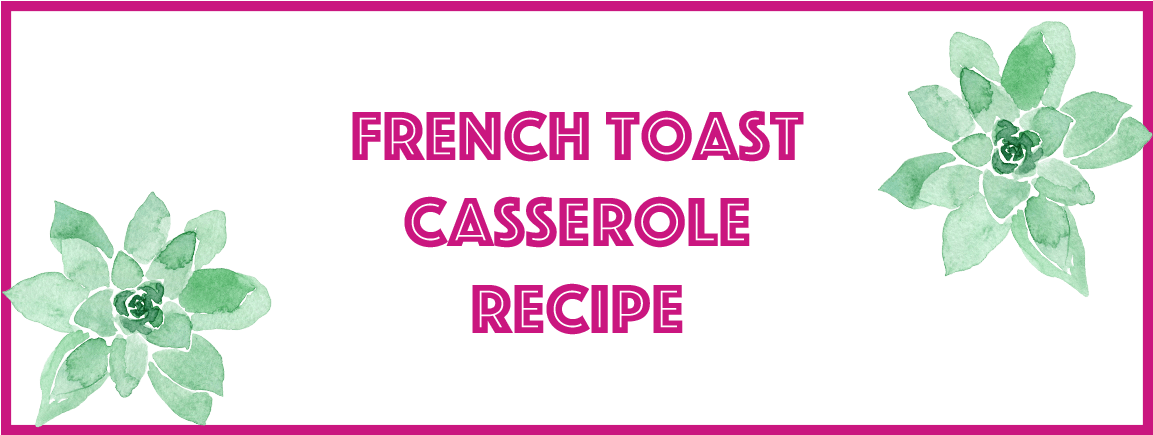 French Toast Casserole - Plant (1200x480), Png Download