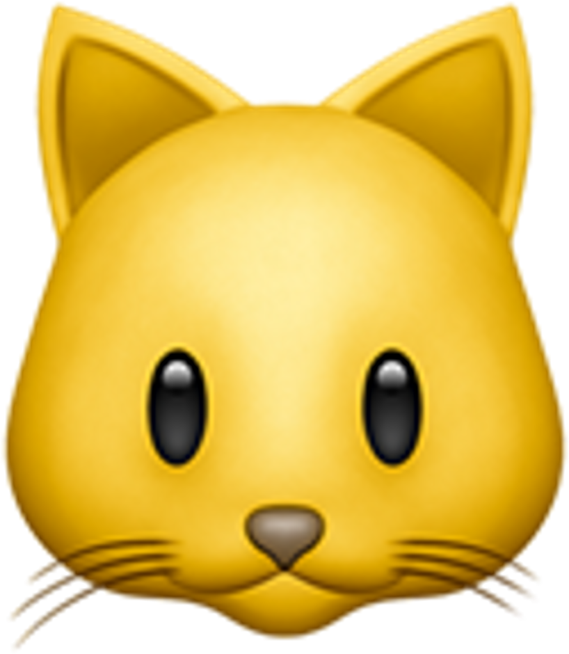 Emoji Sticker - Animoji Cat (1024x1024), Png Download