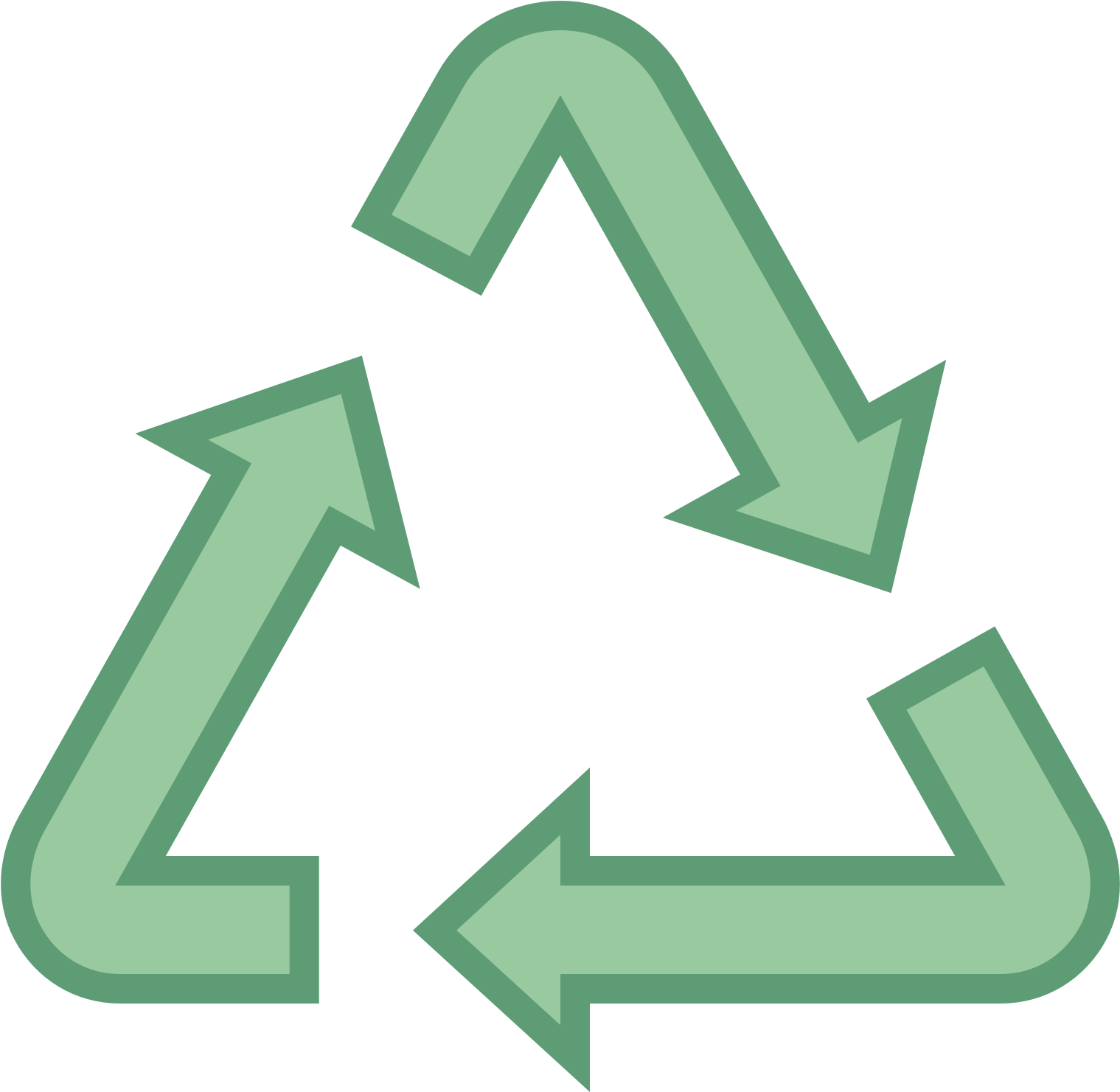 The Logo Is Made Of Three Arrows That Are Arranged - Recycle Pink (1600x1600), Png Download