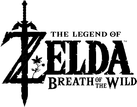 Breath Of The Wild - Zelda Breath Of The Wild Logo Png (1240x392), Png Download