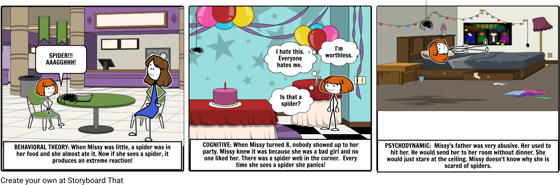 Phobias - Cartoon (1164x385), Png Download