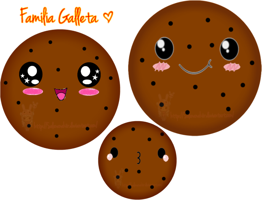 Galleta Kawaii Png (900x675), Png Download