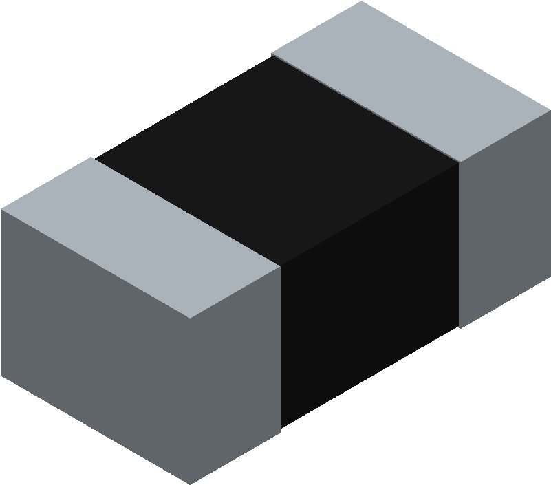 Era2aeb3922x - Panasonic - 3d Model - Resistor Chip - Box (800x800), Png Download