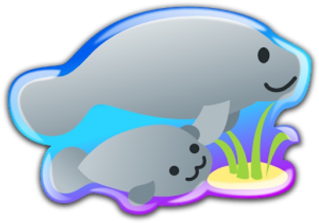 Manatee Clipart Florida (640x480), Png Download