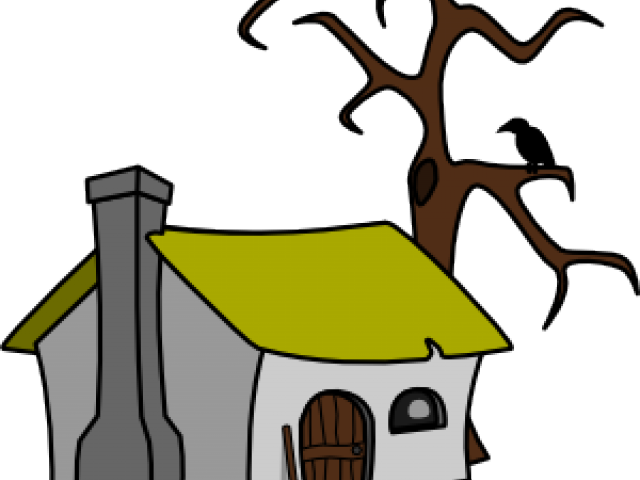 Old House Clipart - Cottage Clip Art (640x480), Png Download