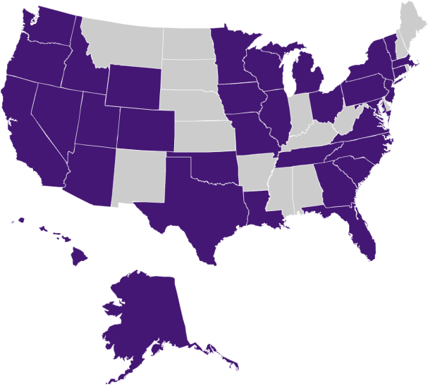 Untitled-1 - Nec Adoption By State Map 2015 (614x552), Png Download