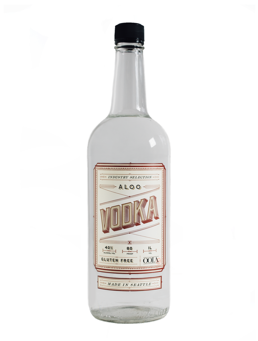 Aloo Vodka Bottle Shot 2018 - Glass Bottle (1000x1333), Png Download