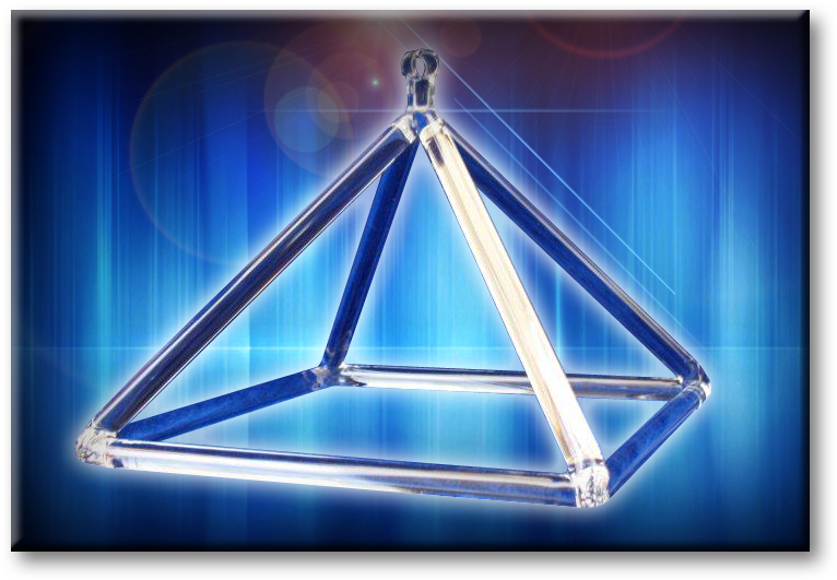 3" Premium Crystal Singing Pyramid - Pyramids Crystal (786x536), Png Download